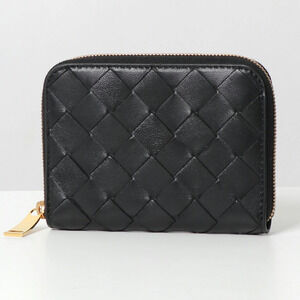 BOTTEGA VENETA coin case Wallet Intrecciato Leather Purse Card Wallet